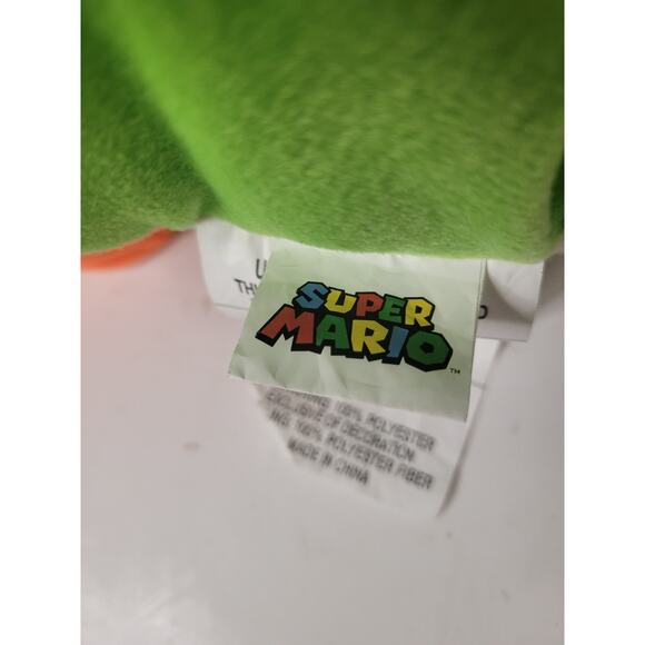 Large Super Mario Bros. Green Yoshi‎ Plush Stuffed Animal Toy - Picture 5 of 7